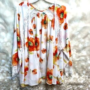 Women duster/kimono/cover up by Sopranos, size L